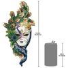 Design Toscano Mask of Venice Wall Sculpture: Peacock Mask WU74139